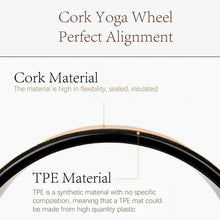 Load image into Gallery viewer, Cork Yoga Pilates Wheel
