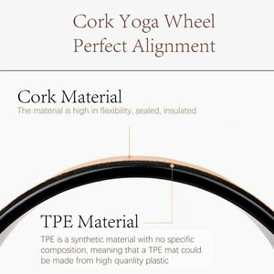 Cork Yoga Pilates Wheel