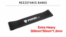 Load image into Gallery viewer, Black Power Resistance Band Loop
